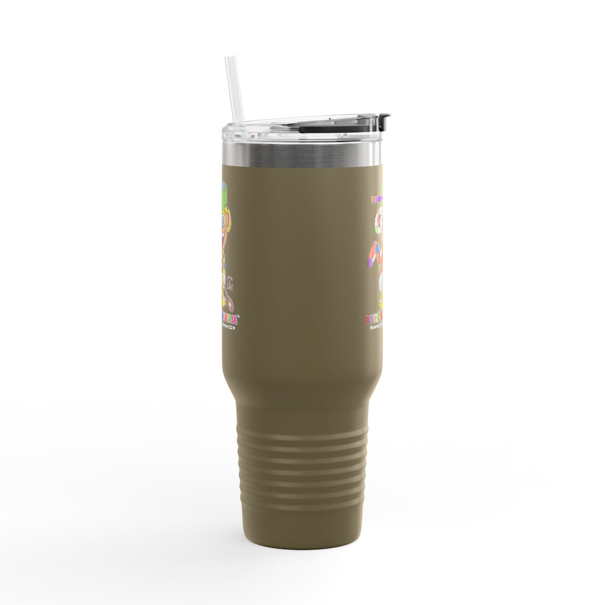 Potz™ Insulated Travel Mug 40oz – Playful Graphic Tumbler | Smile Universe Collection