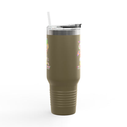Potz™ Insulated Travel Mug 40oz – Playful Graphic Tumbler | Smile Universe Collection