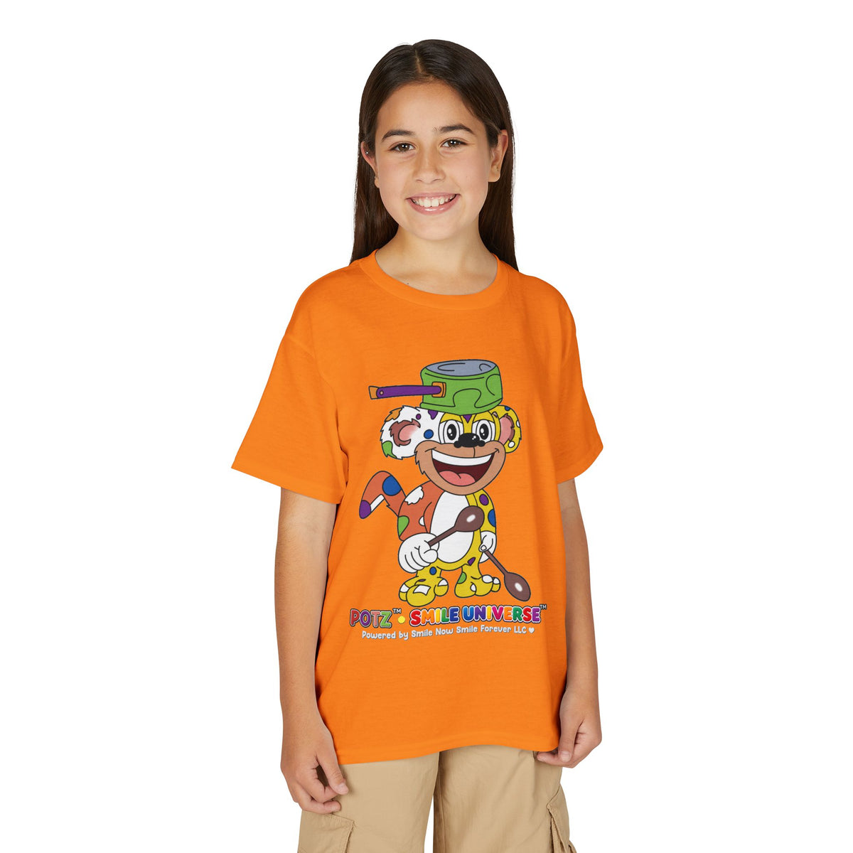 Potz™ Youth DryBlend® T-Shirt – Playful Graphic Tee | Smile Universe Collection