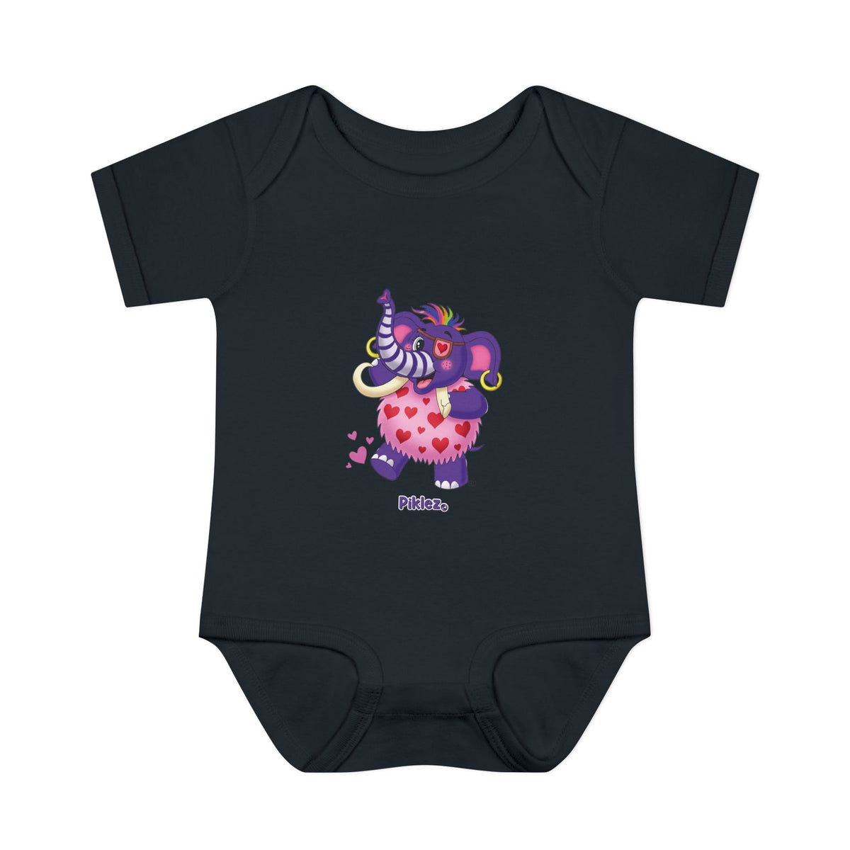 Piklez™ Infant Baby Rib Bodysuit – "Full of Love!" Graphic | Smile Universe Collection