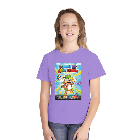 Potz™ Youth Midweight Tee – "I Guide My ADHD Energy!" Graphic Tee | Smile Universe Collection