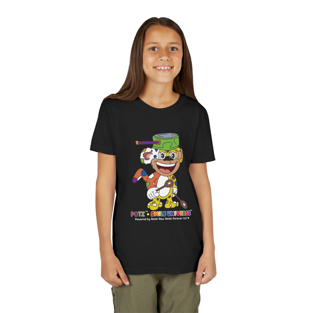 Potz™ Youth Short Sleeve Tee – Playful Graphic Tee | Smile Universe Collection