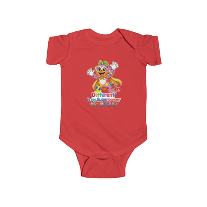 Panz™ Infant Fine Jersey Bodysuit – "Different is My Superpower" Graphic | Smile Universe Collection
