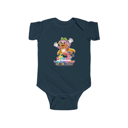 Panz™ Infant Fine Jersey Bodysuit – "Different is My Superpower" Graphic | Smile Universe Collection