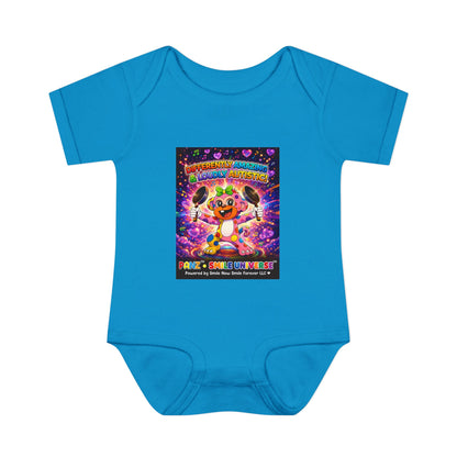 Panz™ Infant Baby Rib Bodysuit – "Differently Amazing & Loudly Autistic!" Graphic | Smile Universe Collection