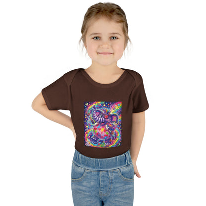 Piklez™ Infant Baby Rib Bodysuit – "Magic Paint!" Graphic | Smile Universe Collection