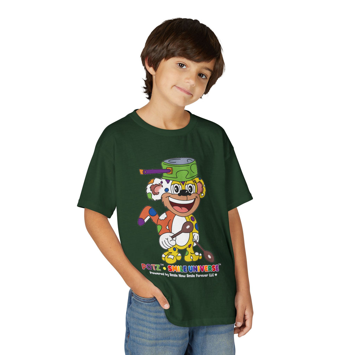 Potz™ Youth DryBlend® T-Shirt – Playful Graphic Tee | Smile Universe Collection