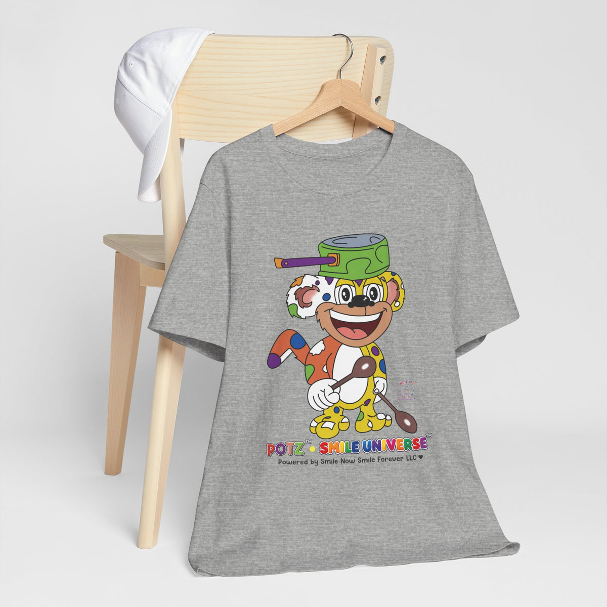 Potz™ Unisex Jersey Short Sleeve Tee – Playful Graphic Tee | Smile Universe Collection