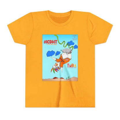 TuBz™ "I Can Do Hard Things" Youth T-Shirt | Youth Short Sleeve Tee - Motivational Kids Graphic Tee
