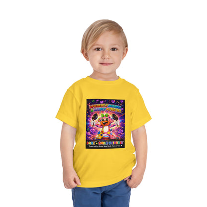 Panz™ Toddler Short Sleeve Tee – "Differently Amazing & Loudly Autistic!" Graphic | Smile Universe Collection