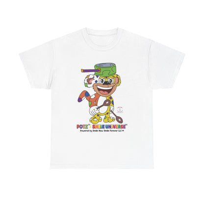 Potz™ Unisex Heavy Cotton™ Tee – Playful Graphic Tee | Smile Universe Collection