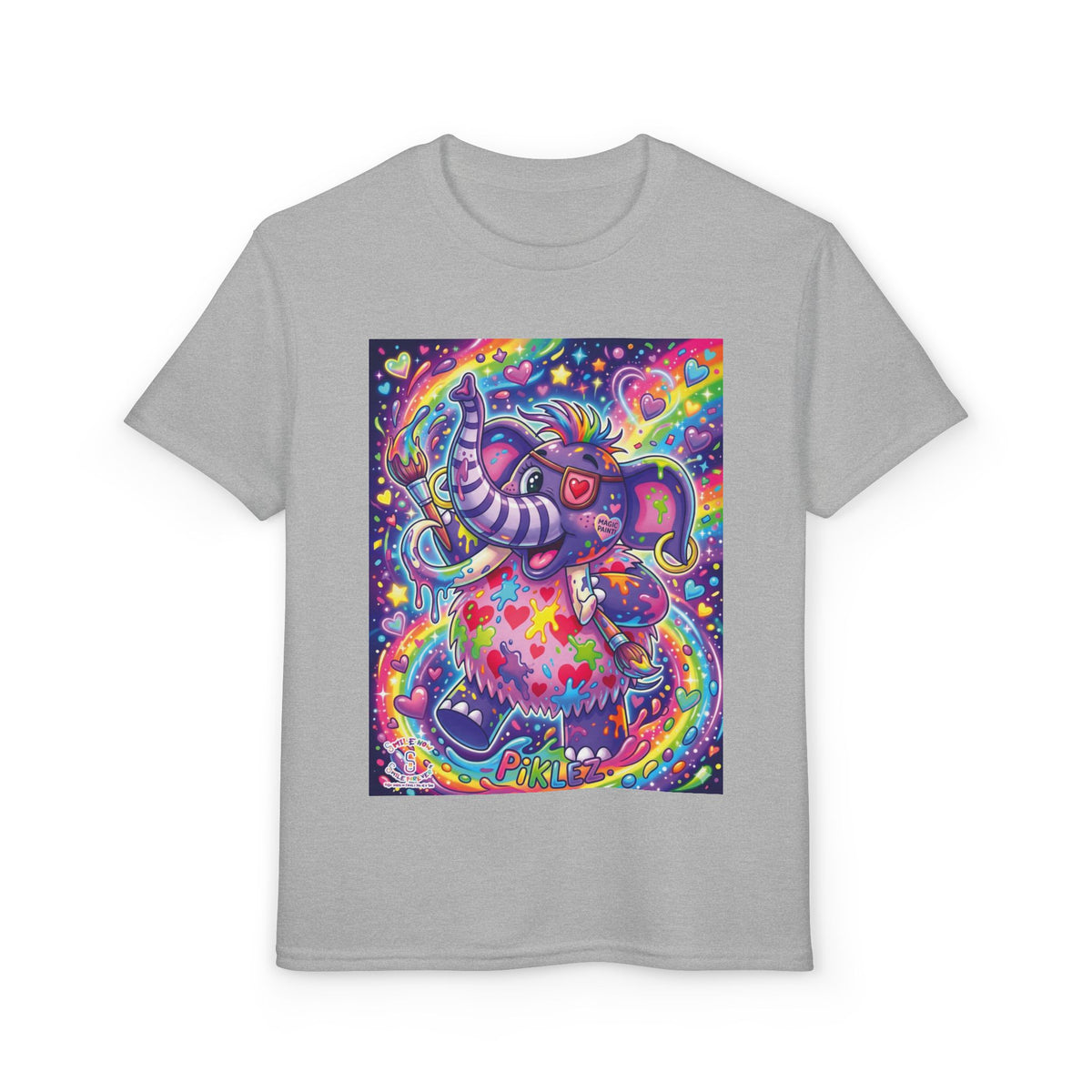 Piklez™ Youth DryBlend® T-Shirt – "Magic Paint!" Graphic Shirt | Smile Universe Collection