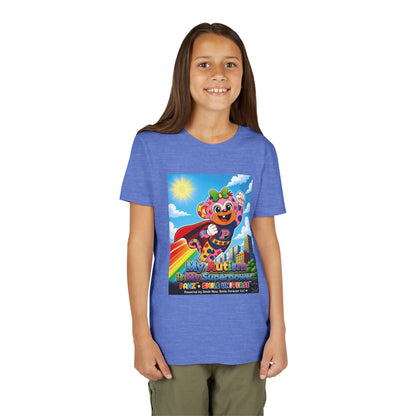 Panz™ Youth Short Sleeve Tee – "My Autism is My Superpower" Graphic | Smile Universe Collection
