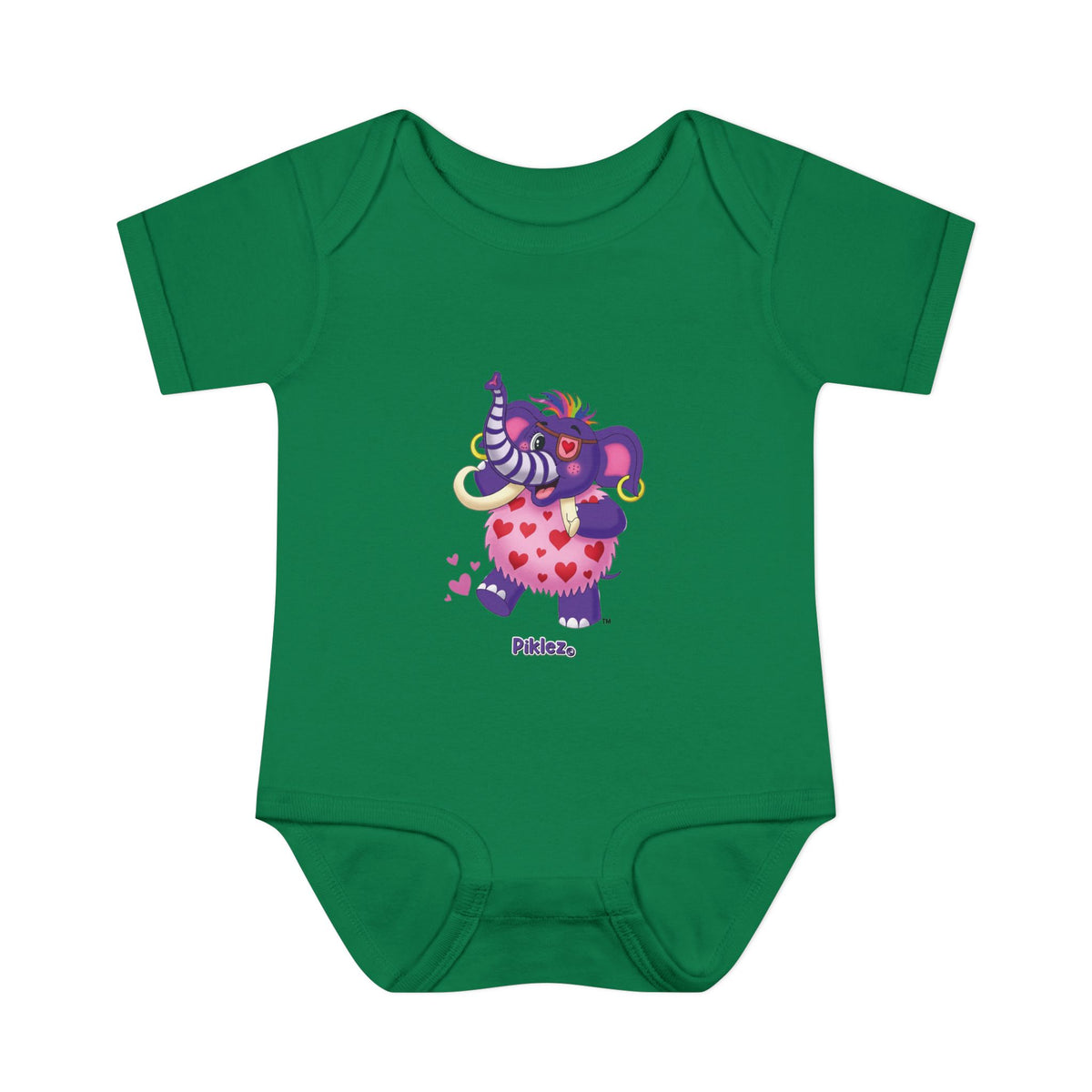 Piklez™ Infant Baby Rib Bodysuit – "Full of Love!" Graphic | Smile Universe Collection
