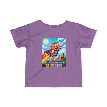 Panz™ Infant Fine Jersey Tee – "My Autism is My Superpower" Graphic | Smile Universe Collection