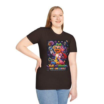 Panz™ Unisex Softstyle T-Shirt – "My Mind is Full of Magic" Graphic | Smile Universe Collection