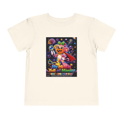 Panz™ Toddler Short Sleeve Tee – "My Mind is Full of Magic" Graphic | Smile Universe Collection