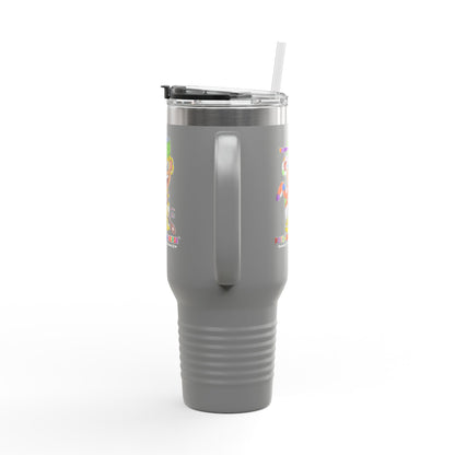 Potz™ Insulated Travel Mug 40oz – Playful Graphic Tumbler | Smile Universe Collection