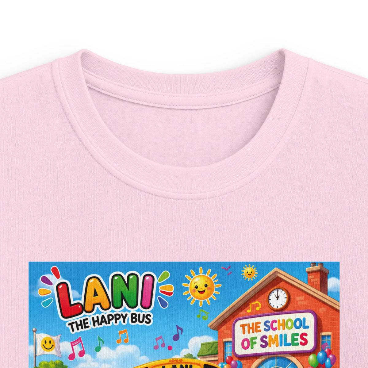 Lani™ Kids Softstyle Tee – "Let's Sing Happiness Together!" Graphic