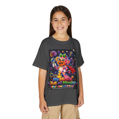 Panz™ Youth DryBlend® T-Shirt – "My Mind is Full of Magic" Graphic | Smile Universe Collection