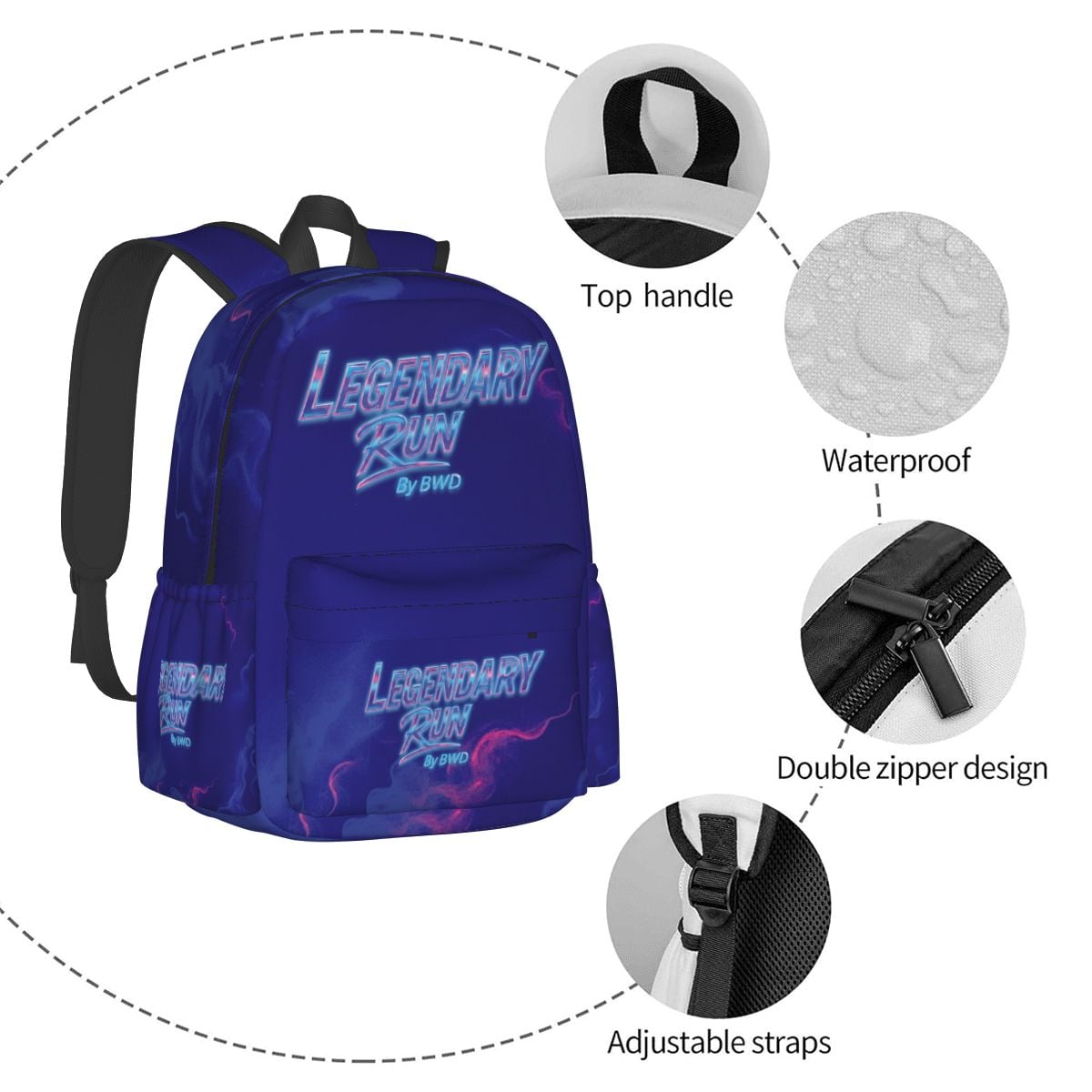 BWD Purple Haze 1’s - Oxford Backpack (First Edition)