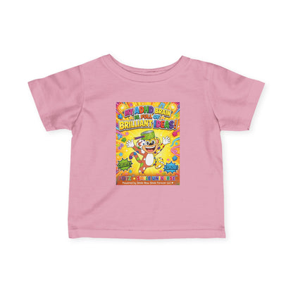 Potz™ Infant Fine Jersey Tee – "My ADHD Brain is Full of Brilliant Ideas!" Graphic Tee | Smile Universe Collection