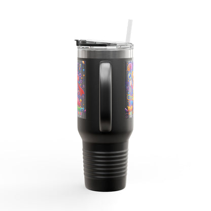 Panz™ 40oz Insulated Travel Mug – "My Mind is Full of Magic" Graphic | Smile Universe Collection