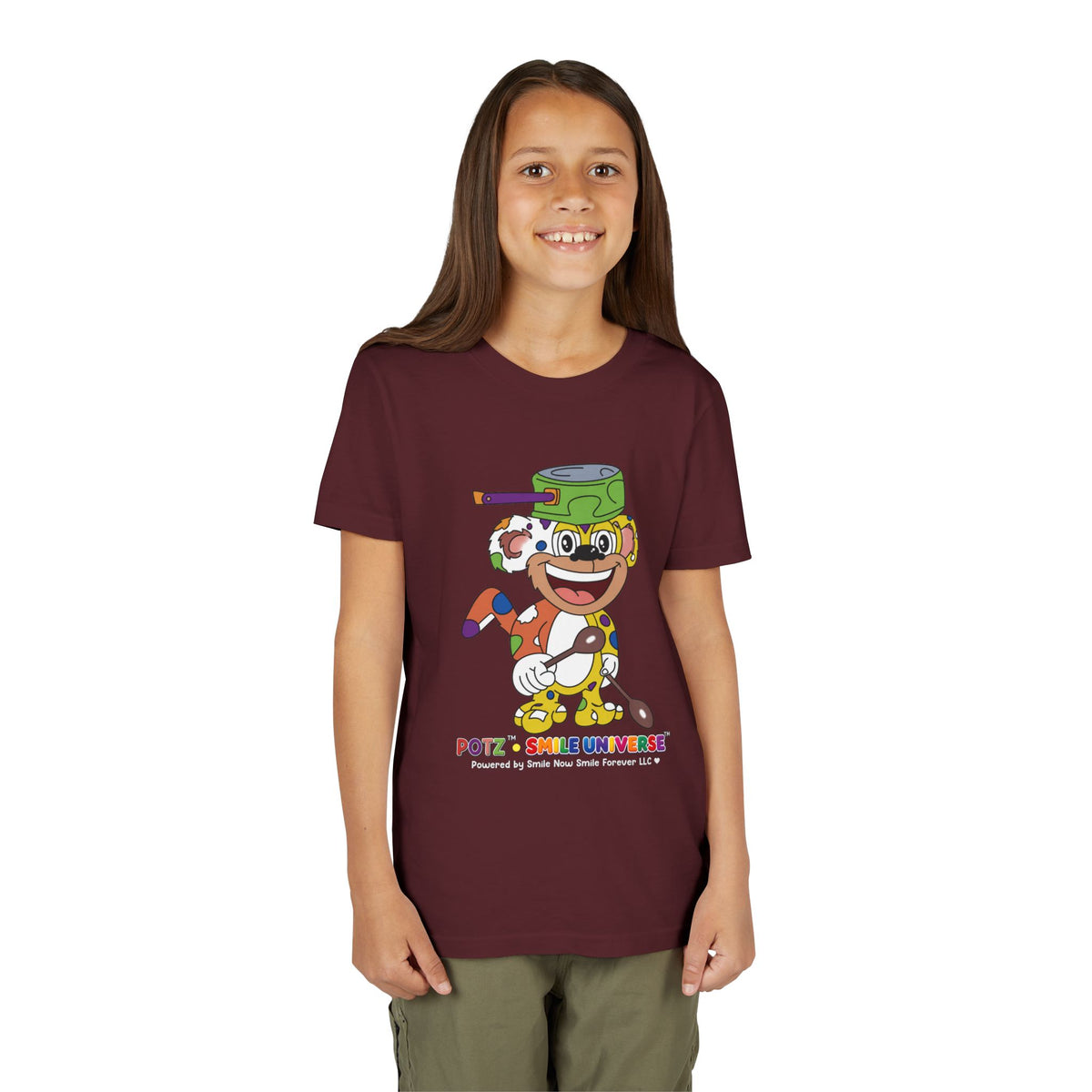 Potz™ Youth Short Sleeve Tee – Playful Graphic Tee | Smile Universe Collection