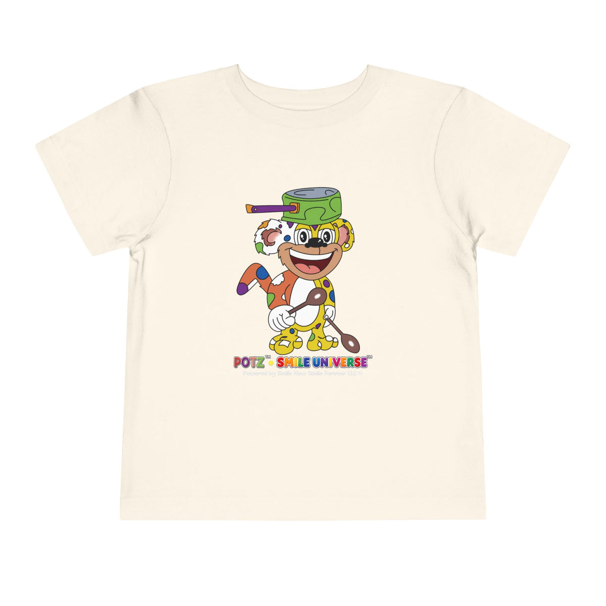 Potz™ Toddler Short Sleeve Tee – Playful Graphic Tee | Smile Universe Collection