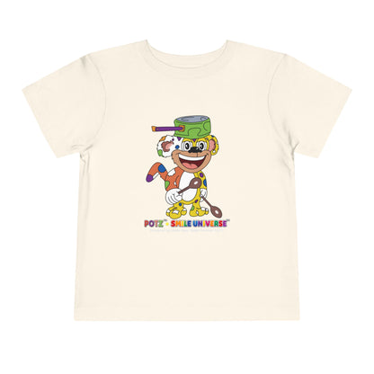 Potz™ Toddler Short Sleeve Tee – Playful Graphic Tee | Smile Universe Collection