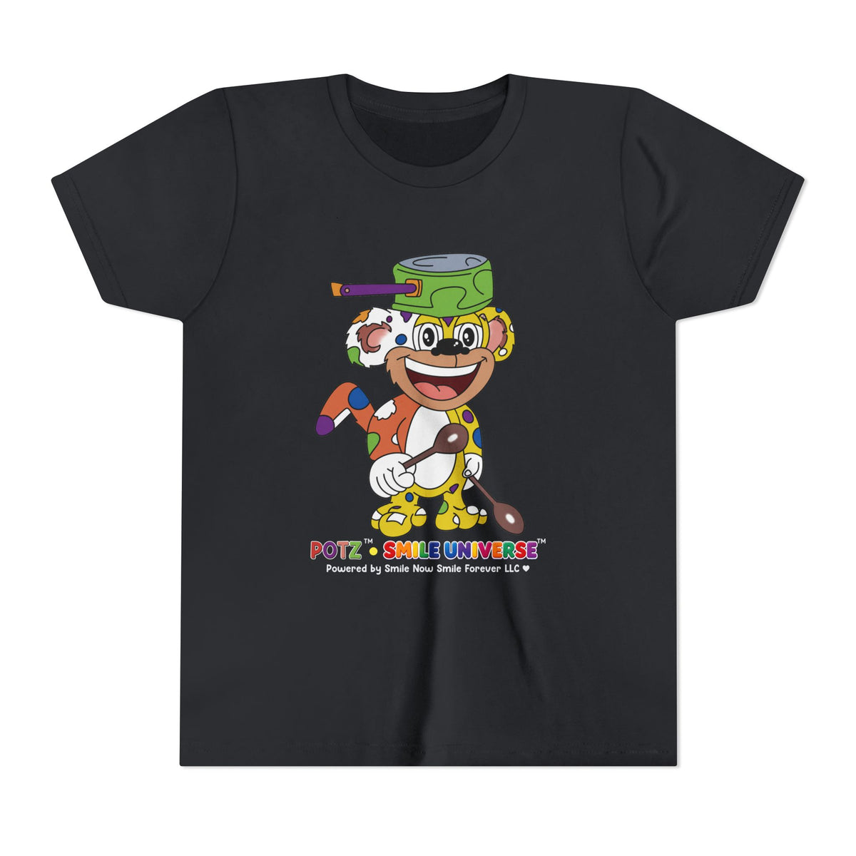 Potz™ Youth Short Sleeve Tee – Playful Graphic Tee | Smile Universe Collection