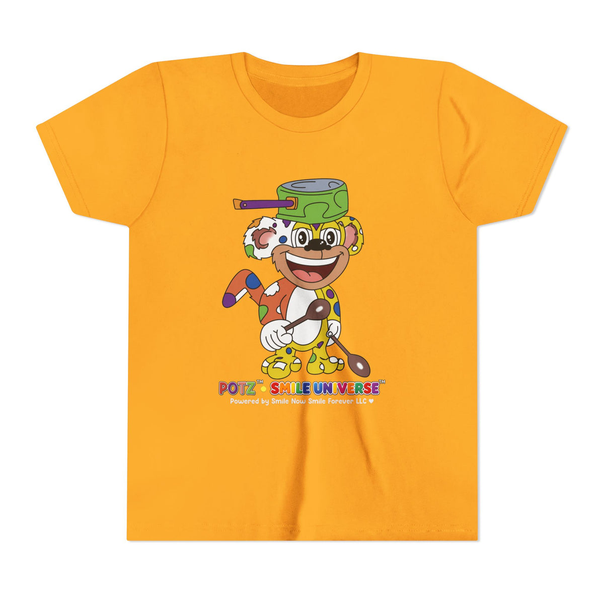 Potz™ Youth Short Sleeve Tee – Playful Graphic Tee | Smile Universe Collection