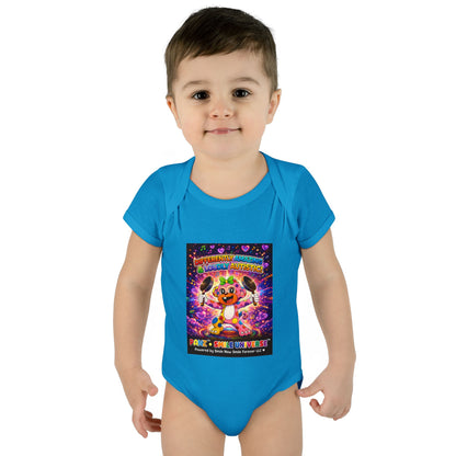 Panz™ Infant Baby Rib Bodysuit – "Differently Amazing & Loudly Autistic!" Graphic | Smile Universe Collection