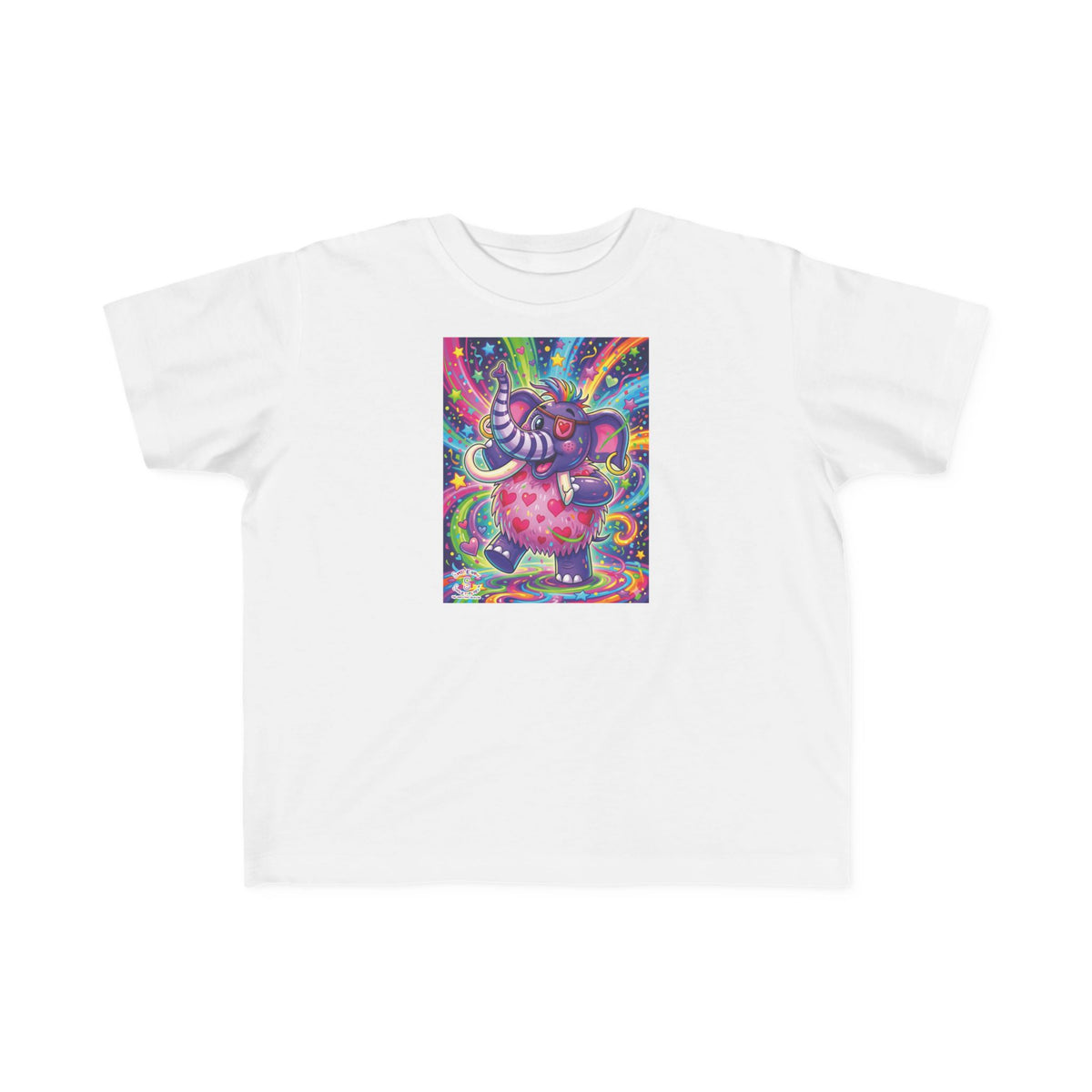 Piklez™ Toddler's Fine Jersey Tee – "Born to Celebrate!" Graphic Shirt | Smile Universe Collection
