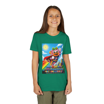 Panz™ Youth Short Sleeve Tee – "My Autism is My Superpower" Graphic | Smile Universe Collection