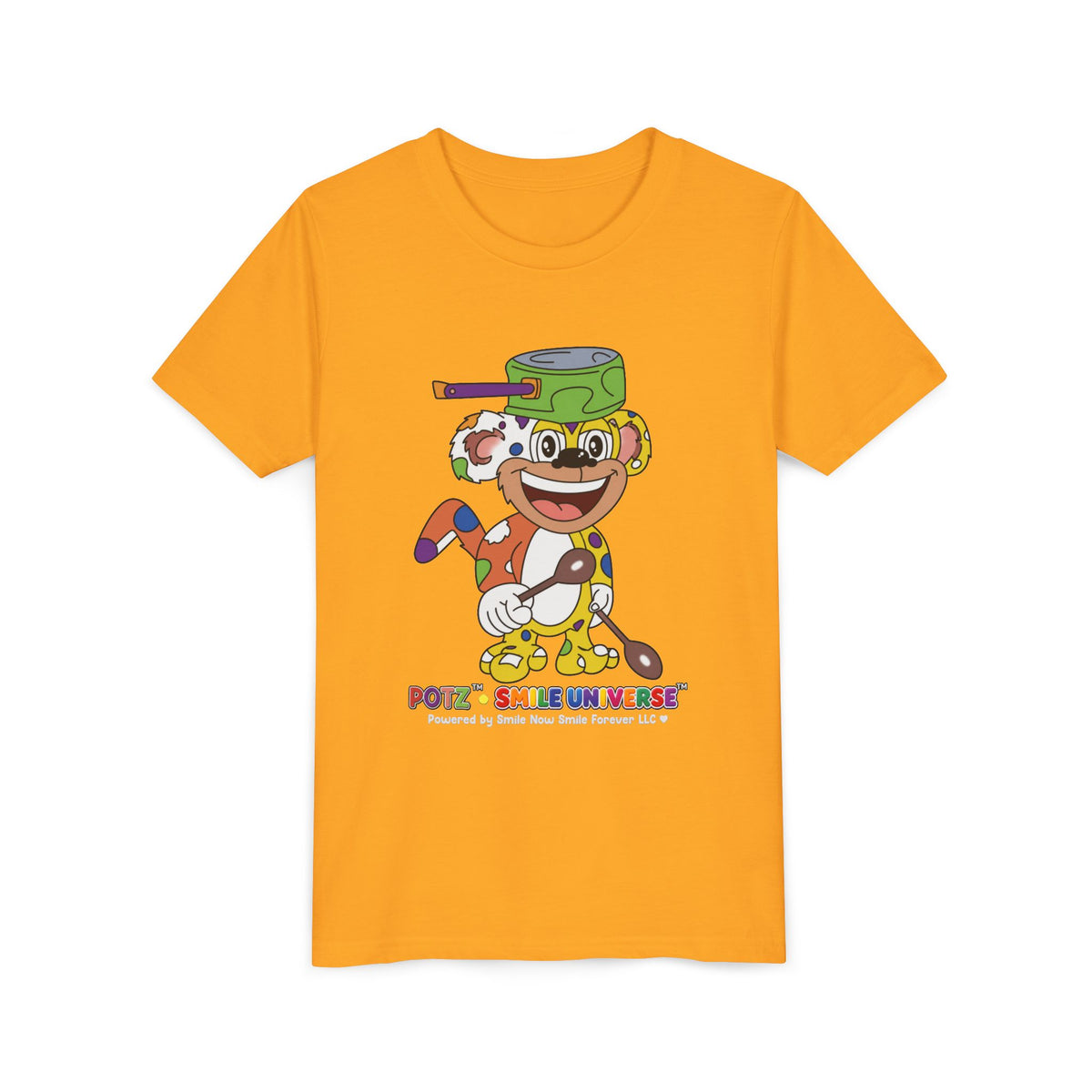 Potz™ Youth Short Sleeve Tee – Playful Graphic Tee | Smile Universe Collection