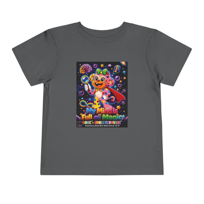 Panz™ Toddler Short Sleeve Tee – "My Mind is Full of Magic" Graphic | Smile Universe Collection