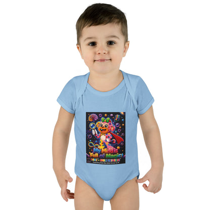 Panz™ Infant Baby Rib Bodysuit – "My Mind is Full of Magic" Graphic | Smile Universe Collection