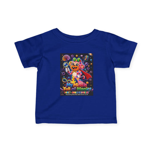 Panz™ Infant Fine Jersey Tee – "My Mind is Full of Magic" Graphic | Smile Universe Collection