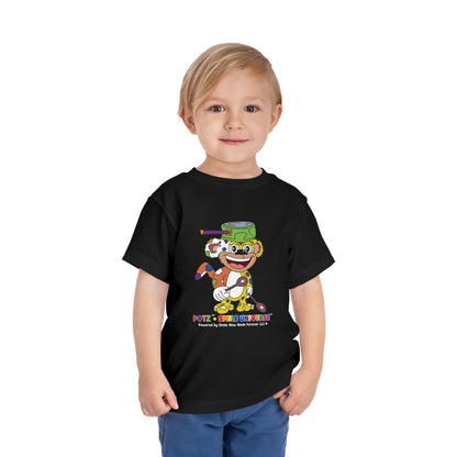 Potz™ Toddler Short Sleeve Tee – Playful Graphic Tee | Smile Universe Collection