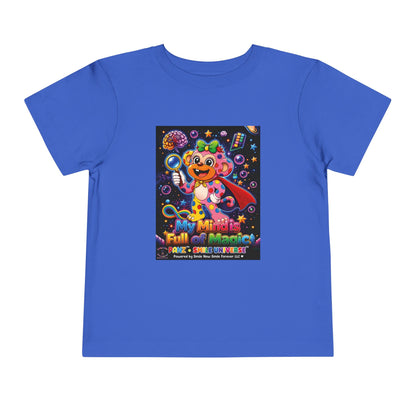 Panz™ Toddler Short Sleeve Tee – "My Mind is Full of Magic" Graphic | Smile Universe Collection