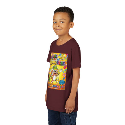 Potz™ Youth Short Sleeve Tee – "My ADHD Brain is Full of Brilliant Ideas!" Graphic Tee | Smile Universe Collection