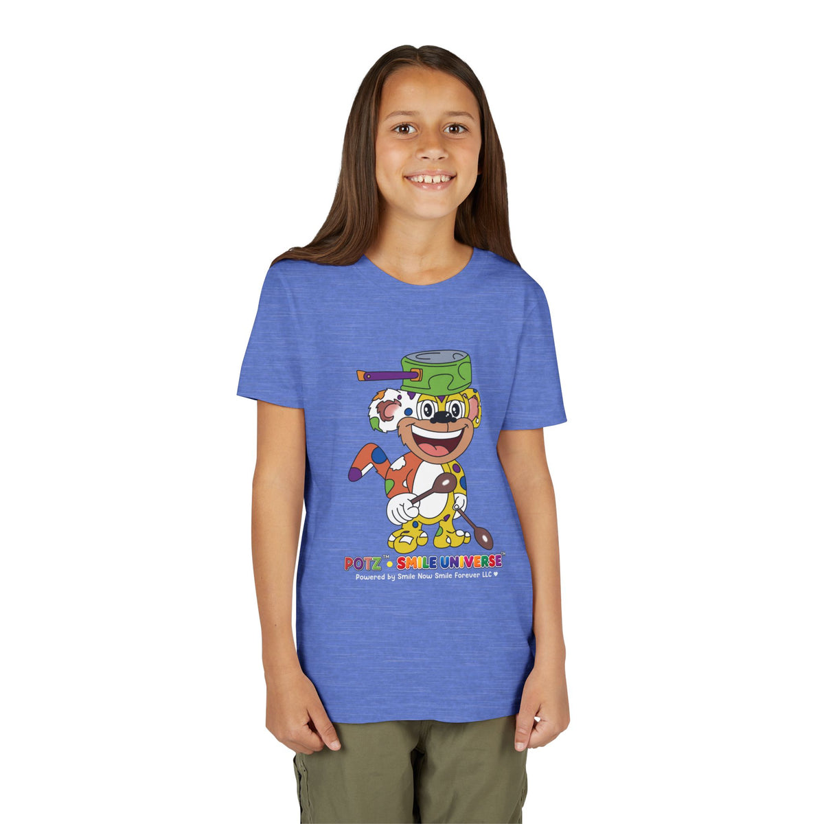 Potz™ Youth Short Sleeve Tee – Playful Graphic Tee | Smile Universe Collection