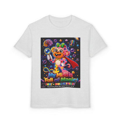 Panz™ Youth DryBlend® T-Shirt – "My Mind is Full of Magic" Graphic | Smile Universe Collection
