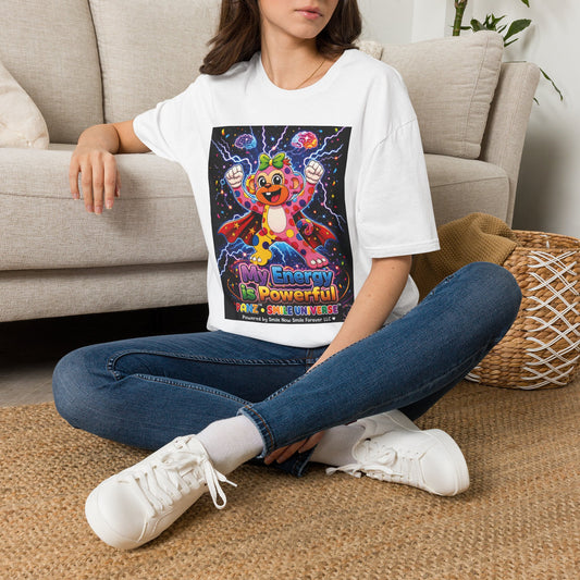 Panz™ Unisex Softstyle T-Shirt  for Adult– "My Energy is Powerful" Graphic Tee | Smile Universe Collection