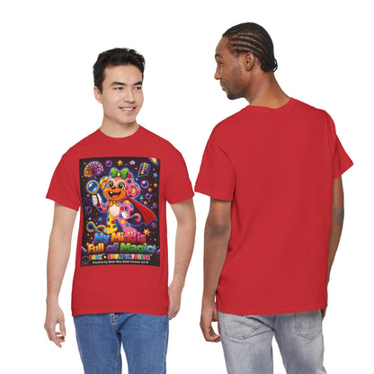 Panz™ Unisex Heavy Cotton™ Tee – "My Mind is Full of Magic" Graphic | Smile Universe Collection
