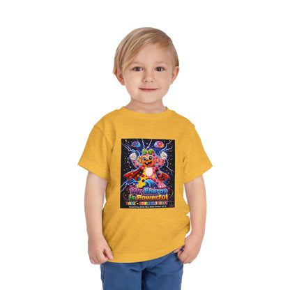 Panz™ Toddler Short Sleeve Tee – "My Energy is Powerful" Graphic Tee | Smile Universe Collection