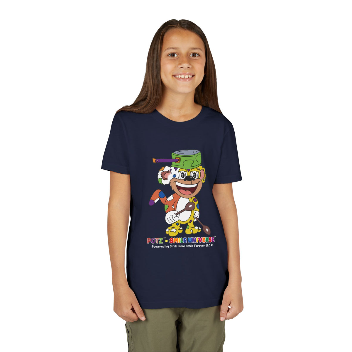Potz™ Youth Short Sleeve Tee – Playful Graphic Tee | Smile Universe Collection