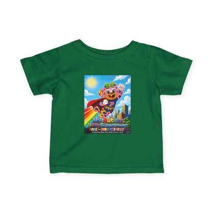 Panz™ Infant Fine Jersey Tee – "My Autism is My Superpower" Graphic | Smile Universe Collection