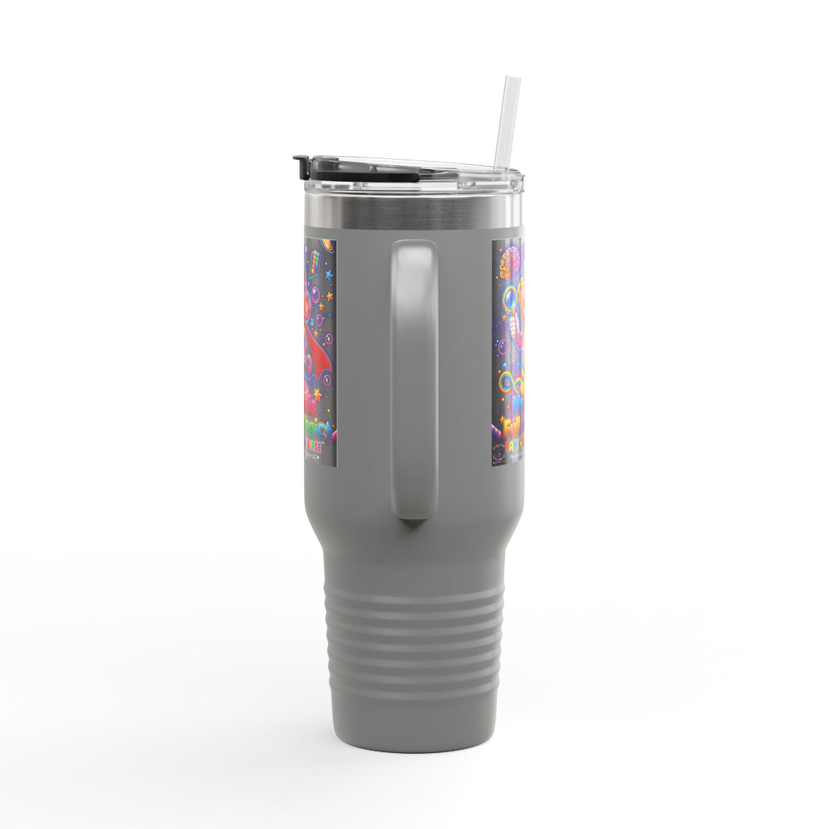 Panz™ 40oz Insulated Travel Mug – "My Mind is Full of Magic" Graphic | Smile Universe Collection